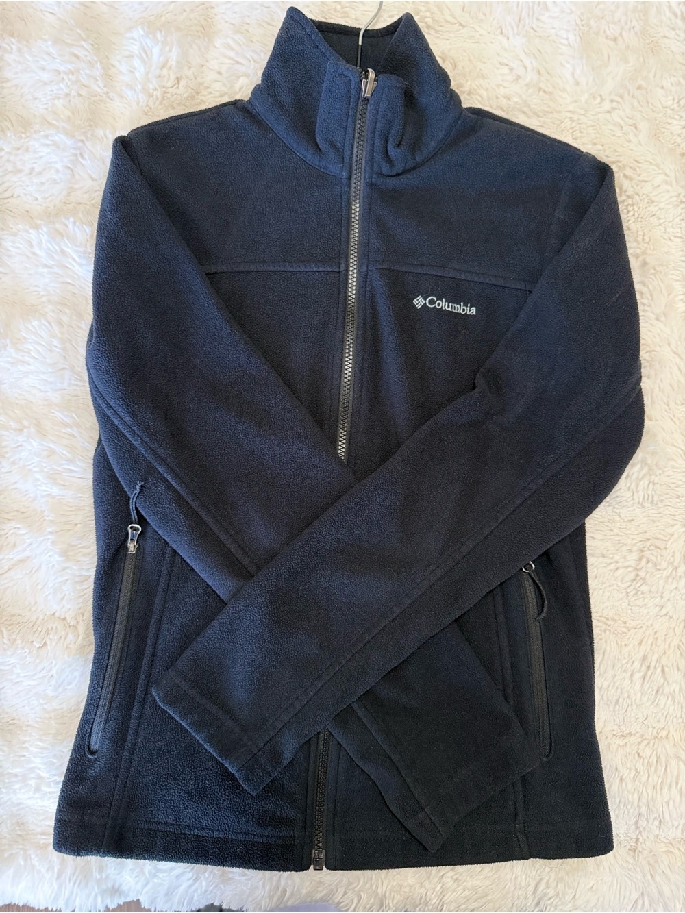 Columbia black fleece jacket | XS Regular